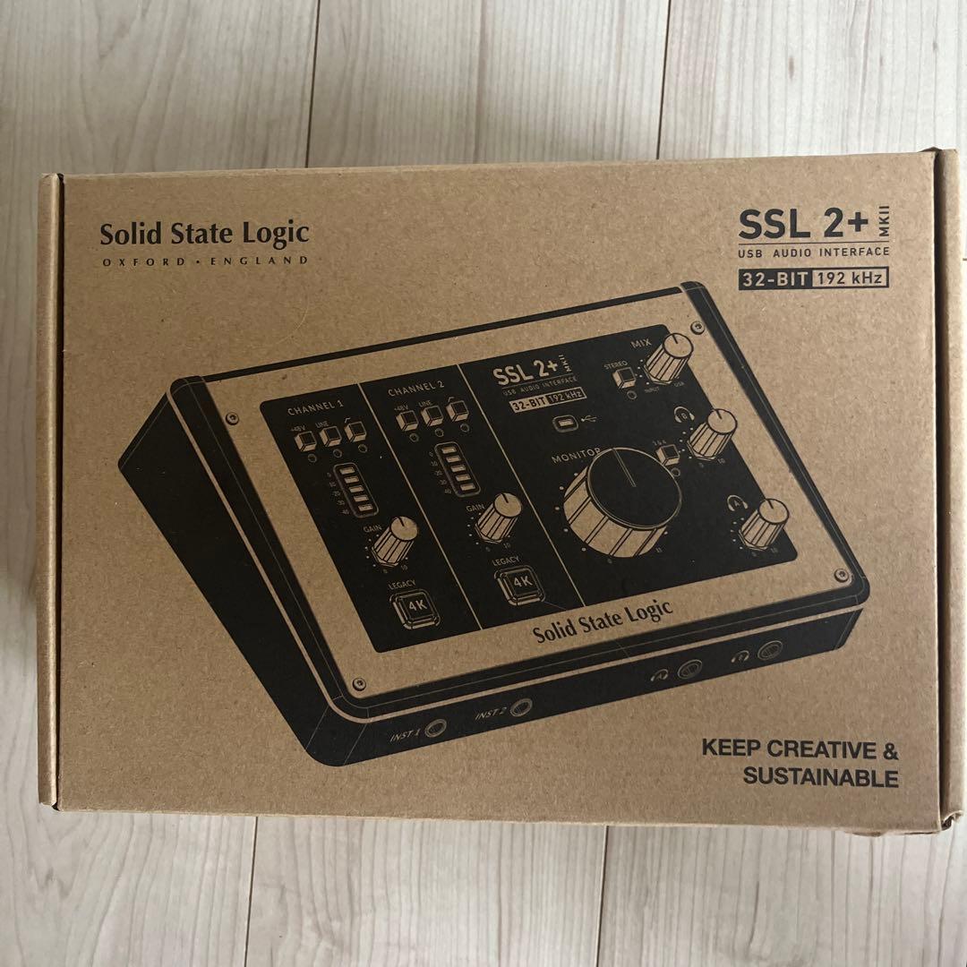 Solid State Logic SSL 2+ オーディオインターフェイス