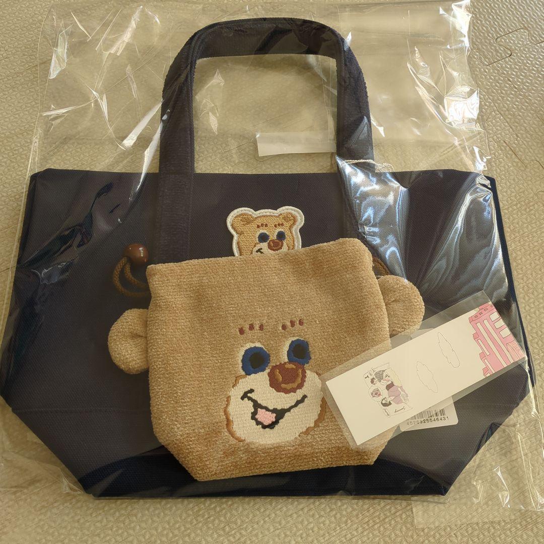 ラブラリー　バイ　フェイラー　オールドテディトートバッグ　ポーチ