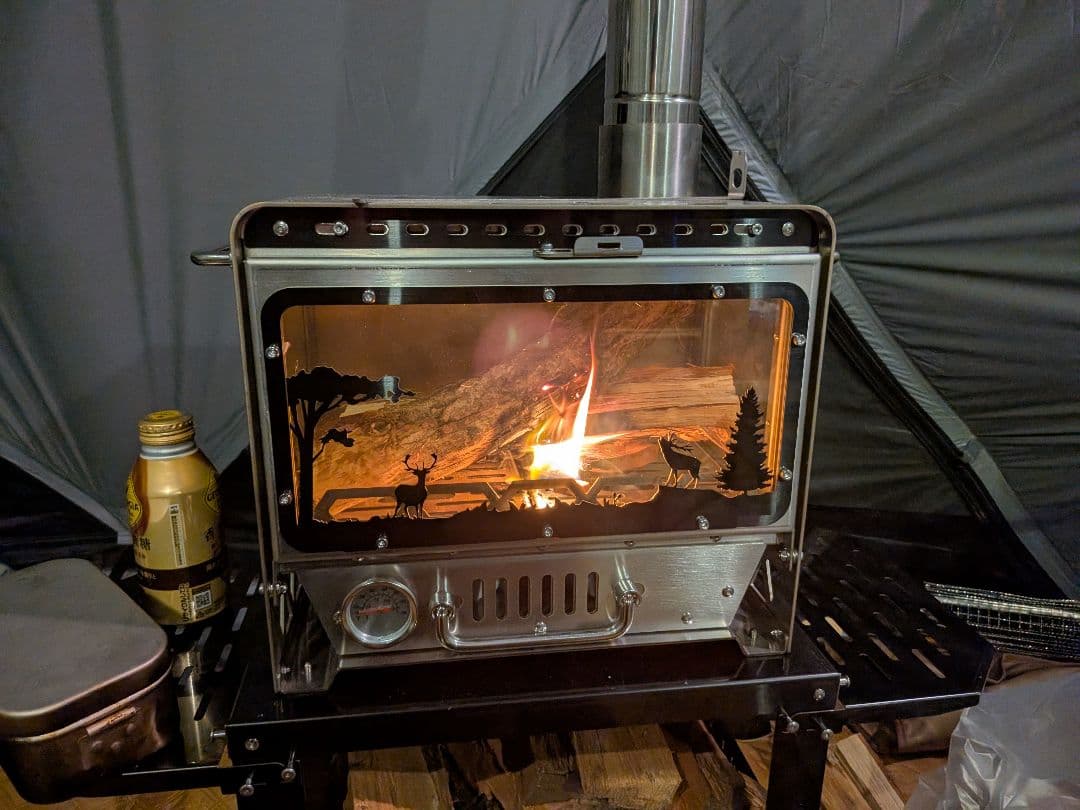 最終値下げ　tomount 薪ストーブ 1度使用のみ