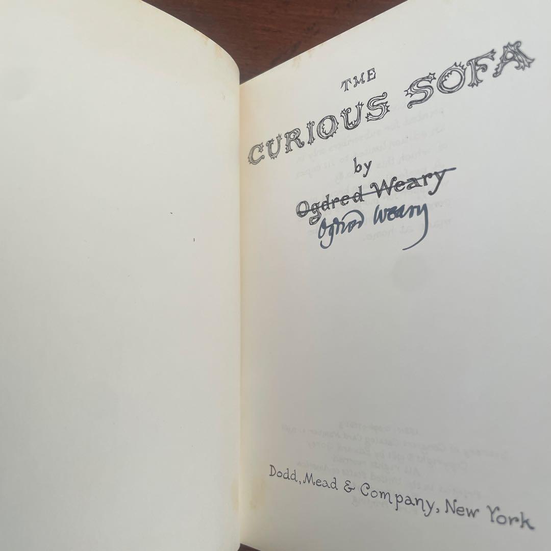 エドワードゴーリーサイン入り　レア本