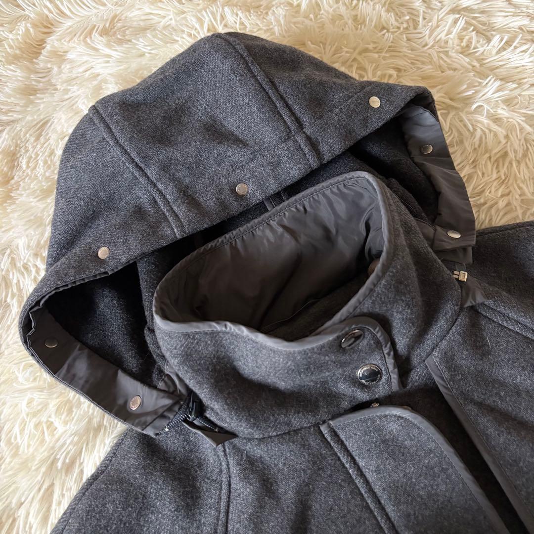 良品✨スポーツマックスコード　ケープコート　3way ファー　オーバーサイズ　L