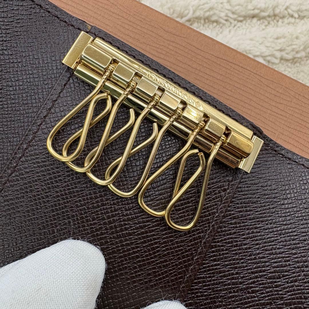 美品　未使用に近い　ルイヴィトン　キーケース　ダミエ　6連　ミュルティクレ