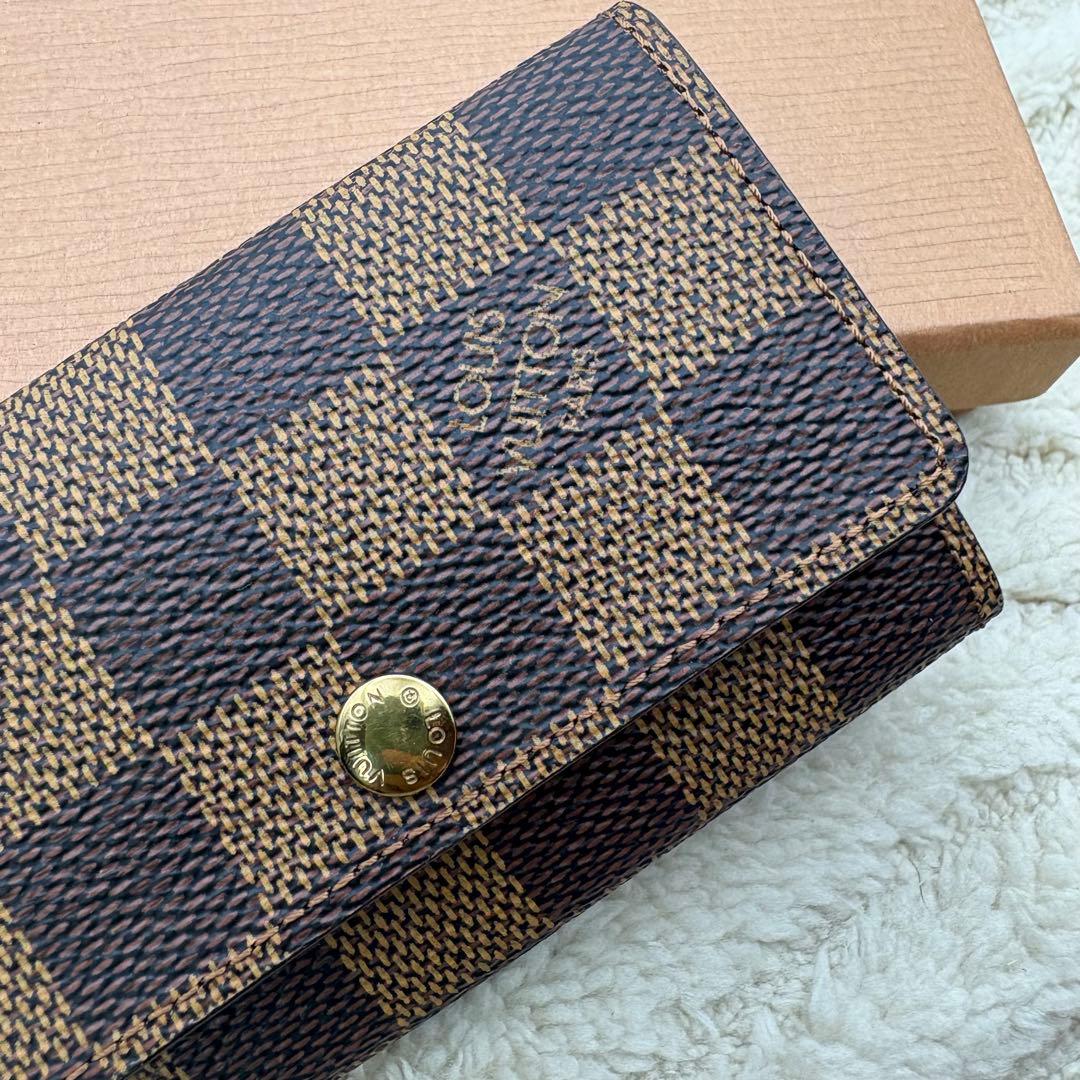 美品　未使用に近い　ルイヴィトン　キーケース　ダミエ　6連　ミュルティクレ