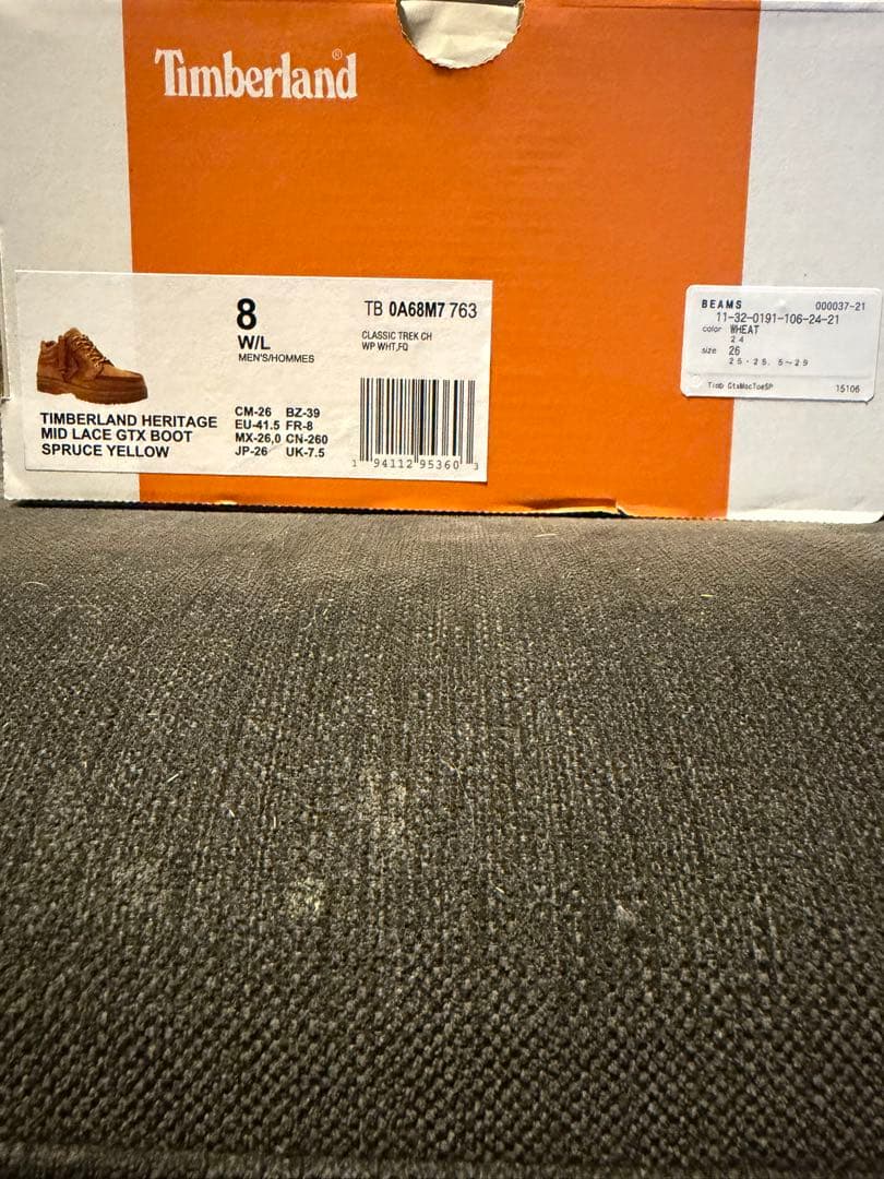 Timberland BEAMS 別注GORE-TEX MOC TOE 26cm
