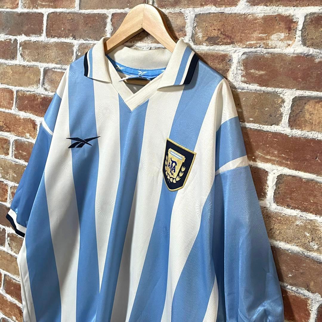 【希少】Reebok '99 アルゼンチン代表　ユニフォーム　size:XL