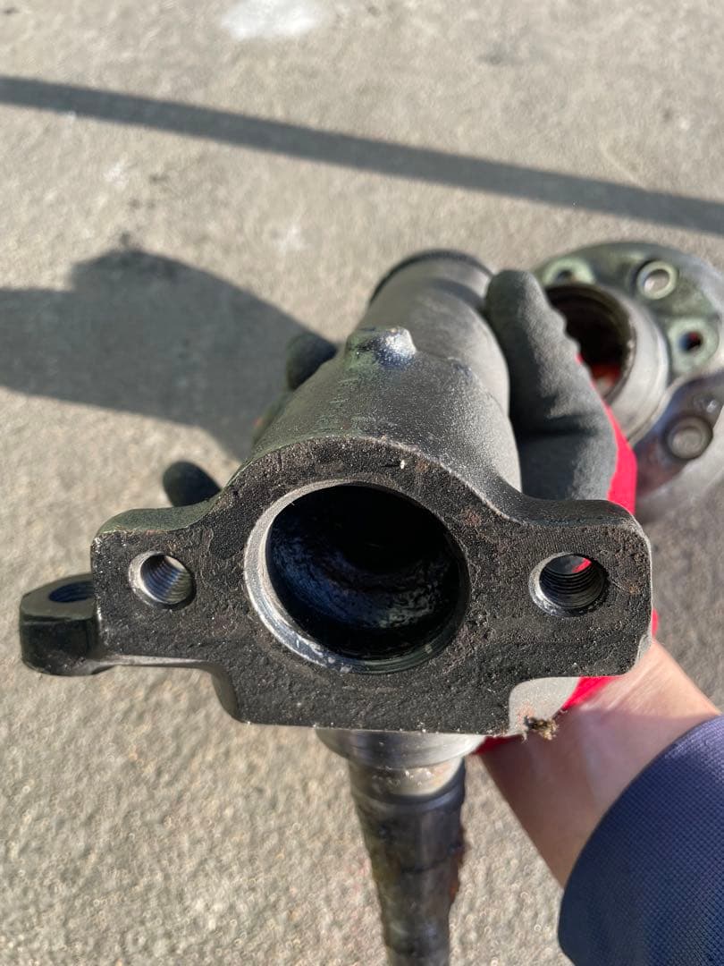 S130Z 左側フルタップ車高調とハブ　流用　ケンメリ　kgc110