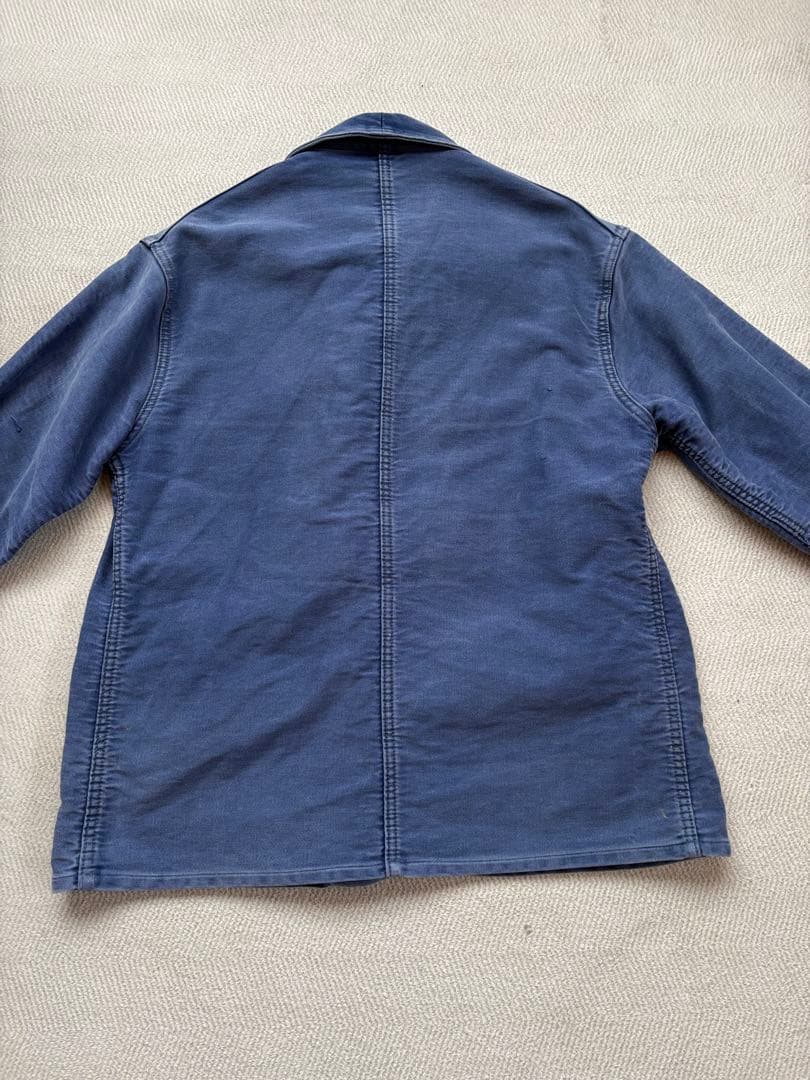 40s 刺繍サイズ52モンサンミシェル モールスキン　フレンチワーク