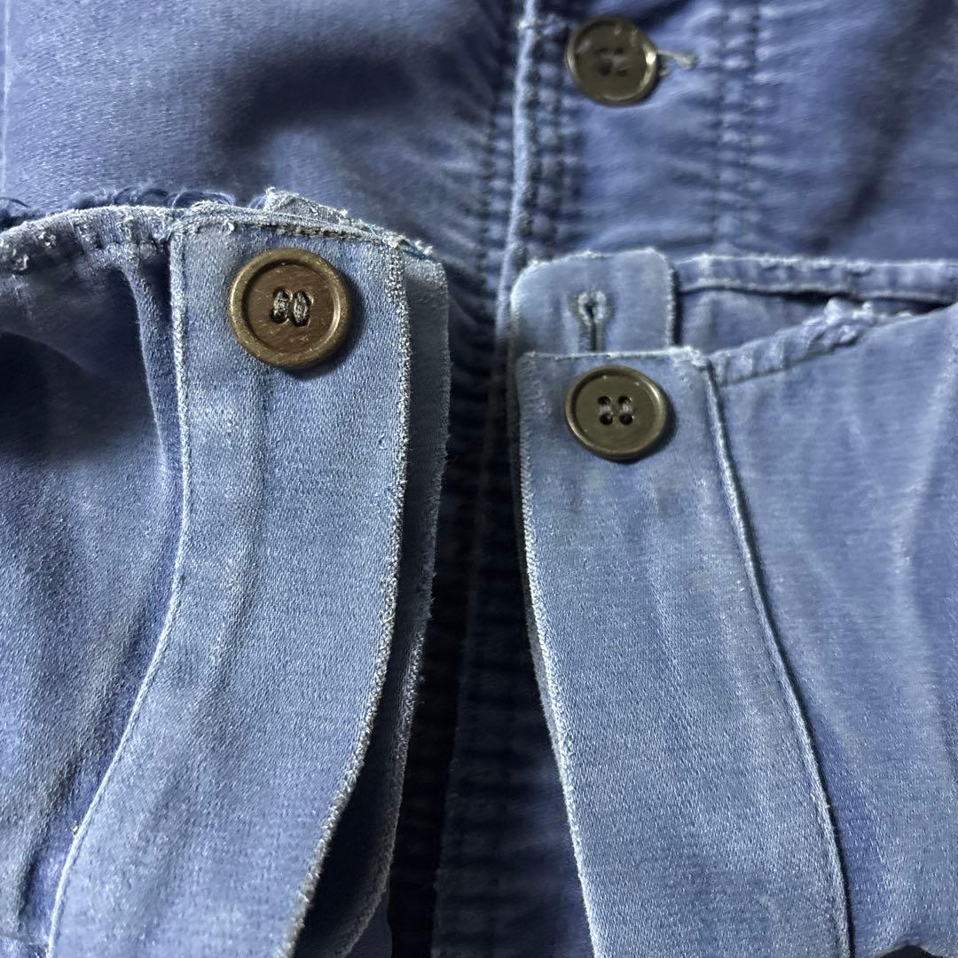 40s 刺繍サイズ52モンサンミシェル モールスキン　フレンチワーク