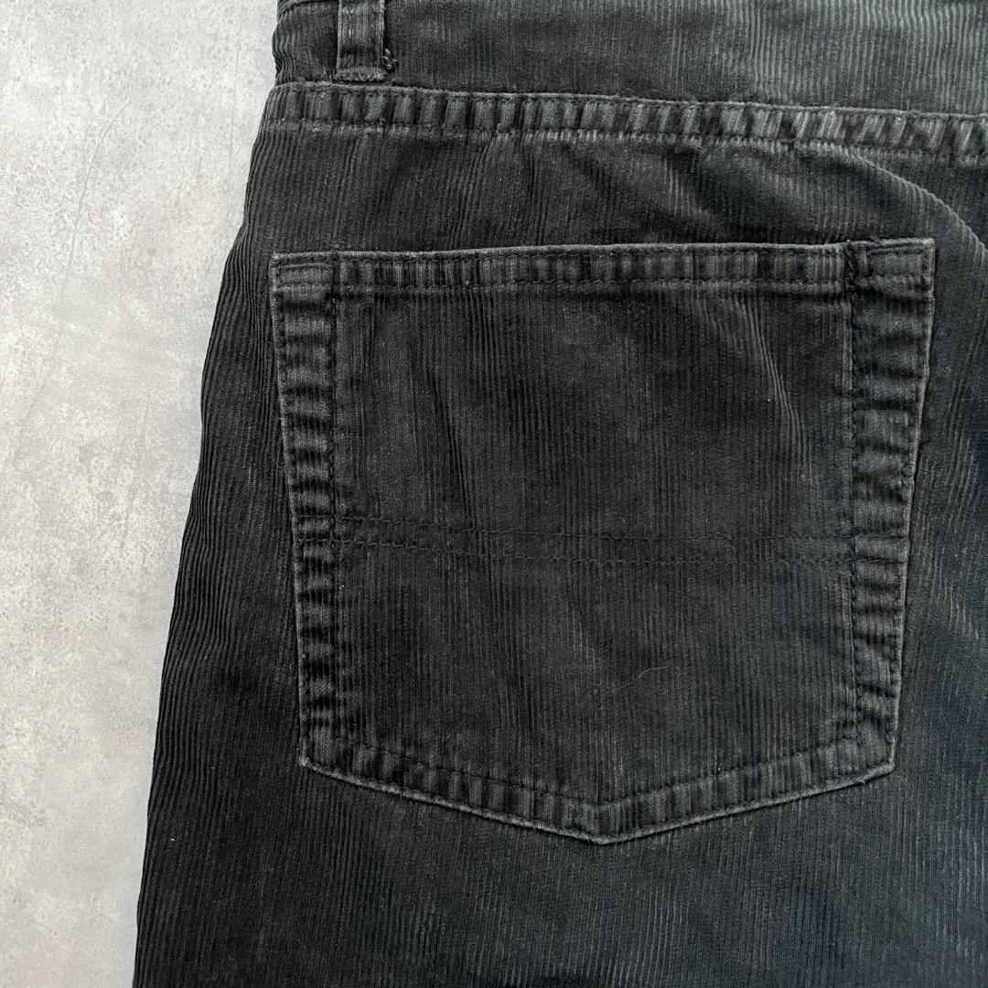 ポロバイ ラルフローレン W34 ポロチノ コーデュロイ 古着 黒 17808