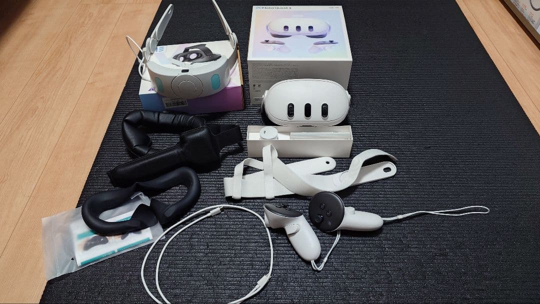 Quest 3 メタクエスト3 ヘッドバンド カバー セット VR