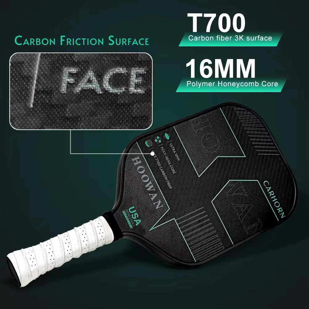 ピックルボール パドル T700生カーボンファイバー Carhorn