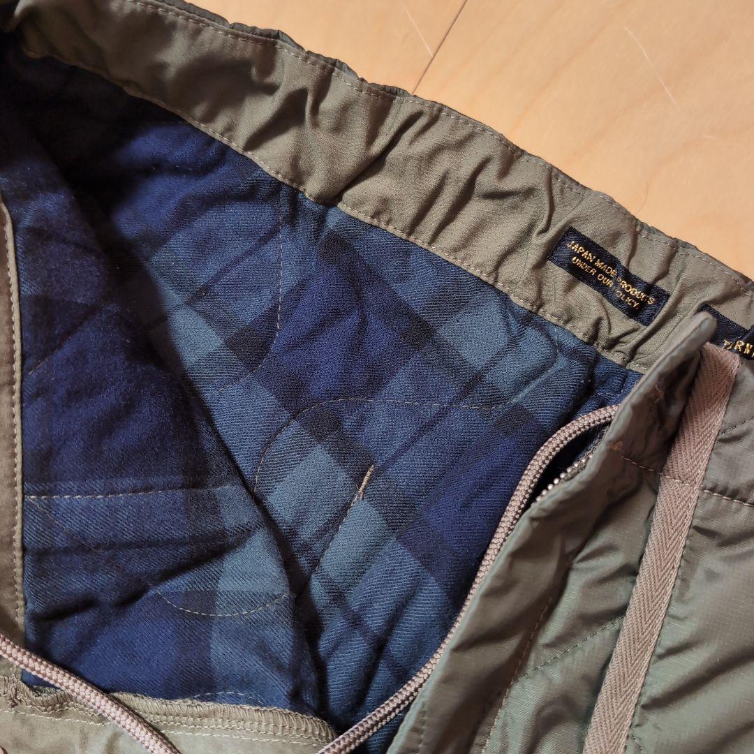 c*o様 TURN ME ON® キルティングイージーベイカーパンツ オリーブ