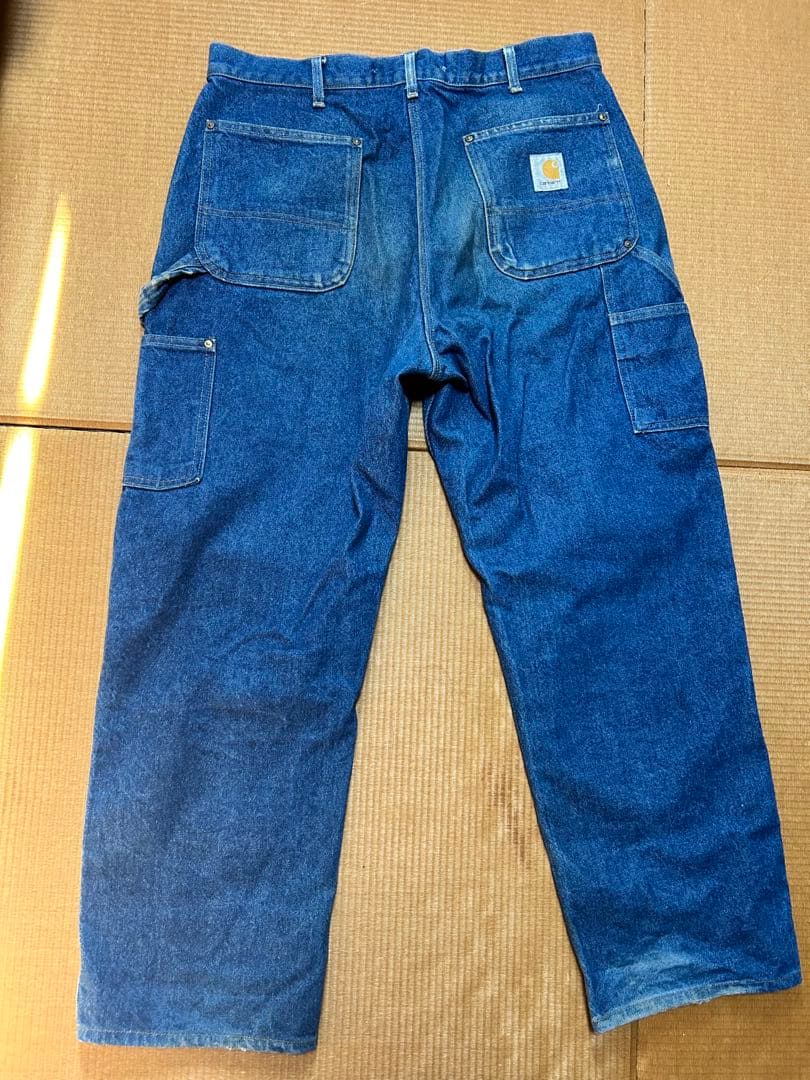 Carhartt ダブルニー　ペインターパンツ　デニムパンツブルー