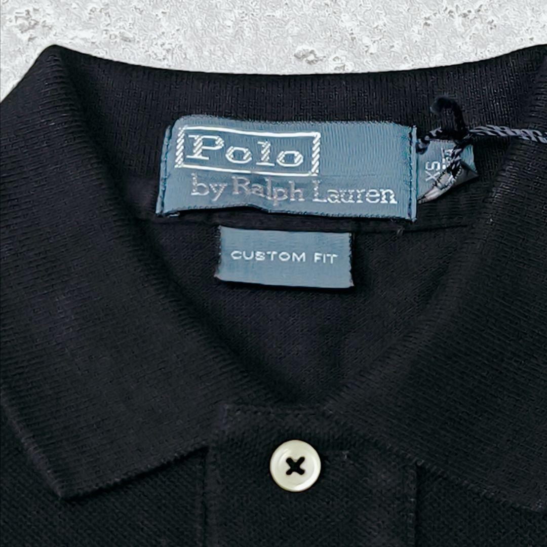 POLO RALPH LAUREN ポロシャツ　刺繍　ブラック　ビッグポニー