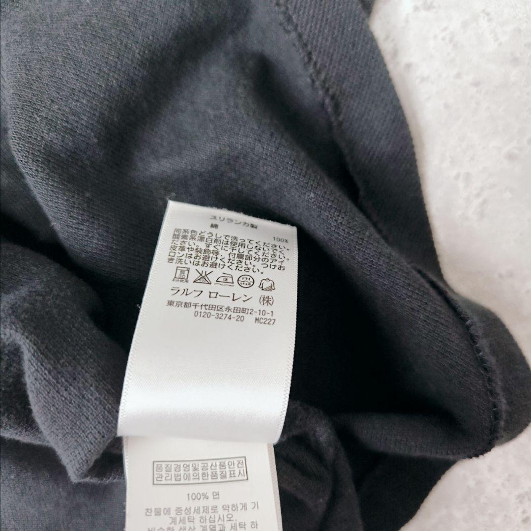 POLO RALPH LAUREN ポロシャツ　刺繍　ブラック　ビッグポニー