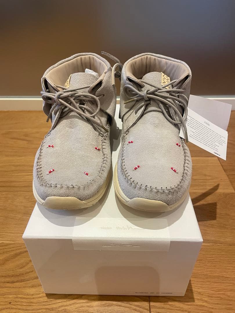 靴 visvim FBT LHAMO-FOLK GREY M10
