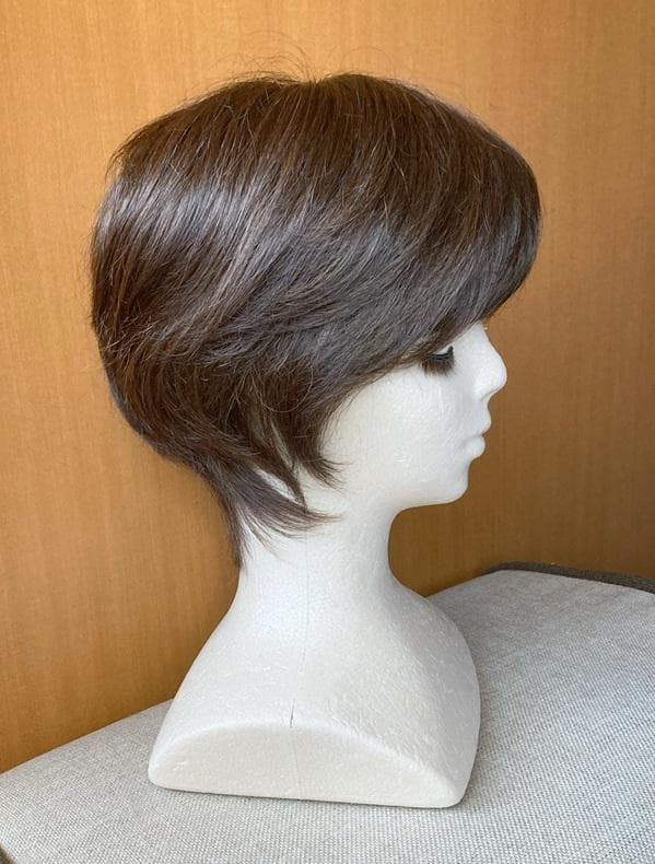 らむね　ジュリアオージェ　人毛MIX　クレバーショート　ナチュラルブラウン