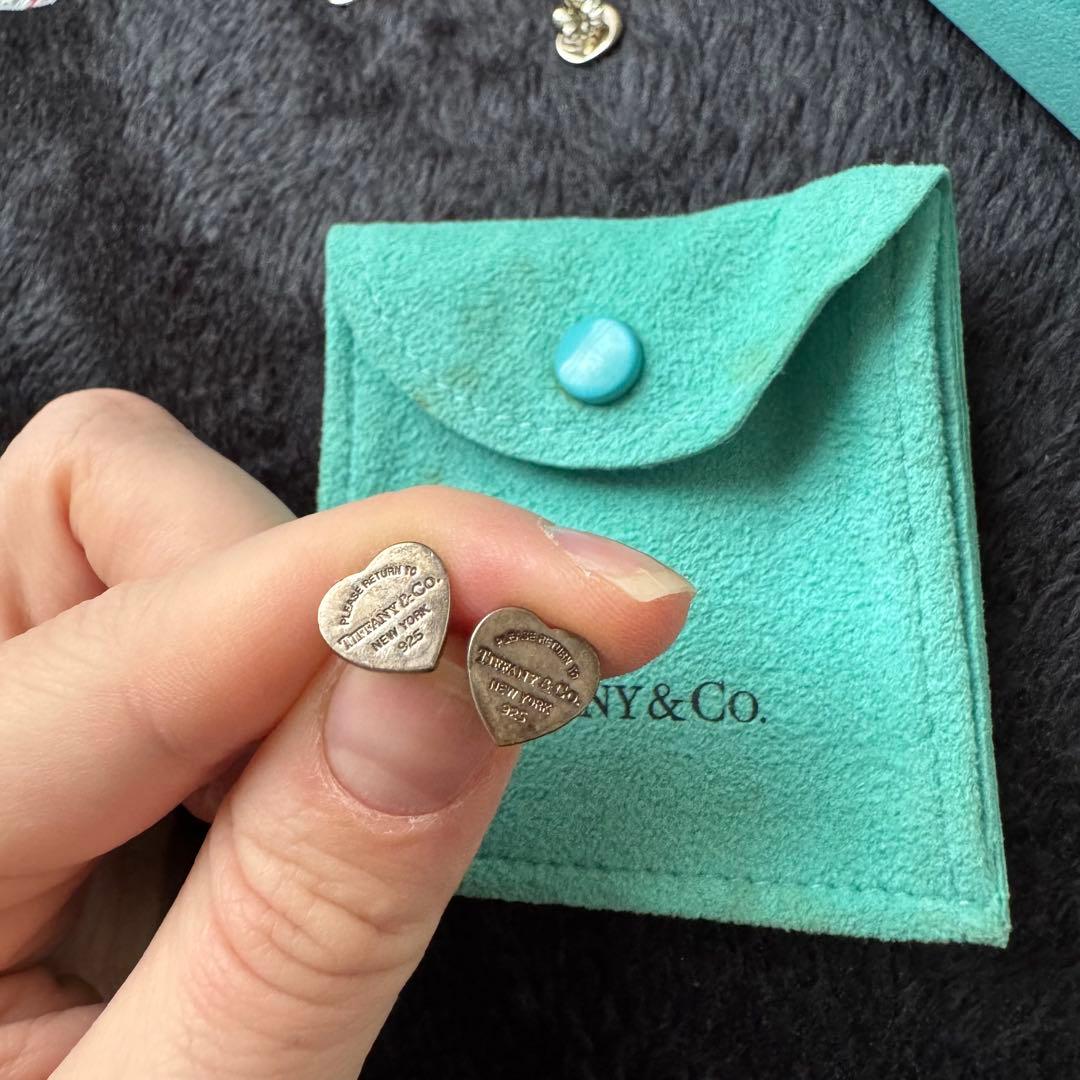 ティファニー ハート タグ ピアス