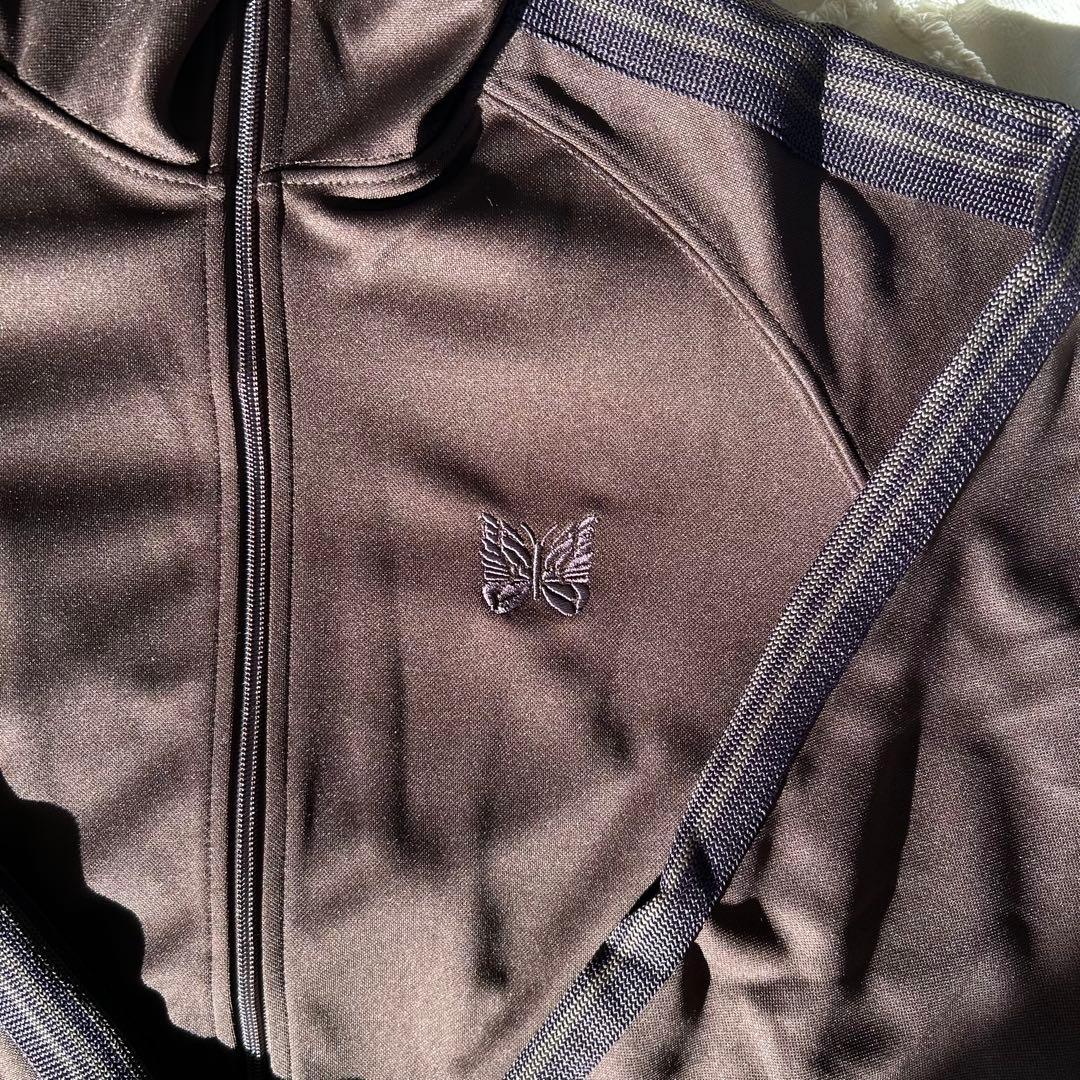 Needles Track Jacket - Poly Smooth 茶×紫