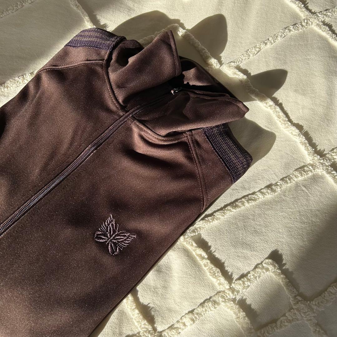 Needles Track Jacket - Poly Smooth 茶×紫