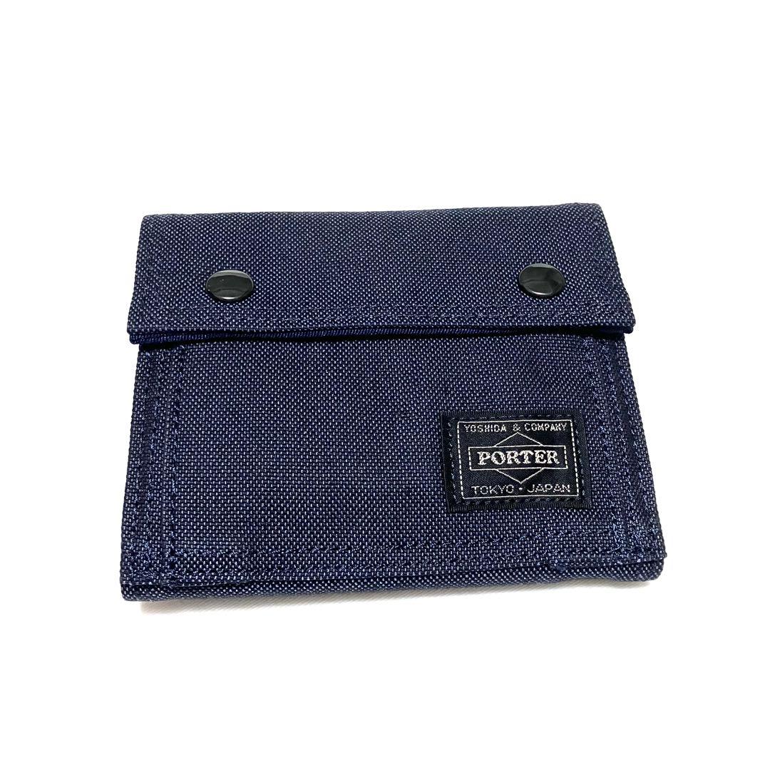 新品未使用　ポーター　スモーキー　Porter Smoky 財布　ネイビー