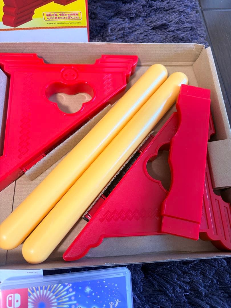 太鼓の達人 ドンダフルフェスティバル + 太鼓とバチセット(箱・取説付き)