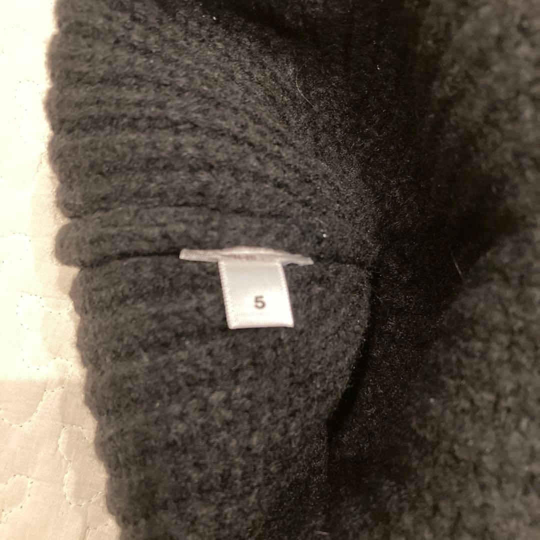 MONCLER ブラック ニット帽 ビーニー