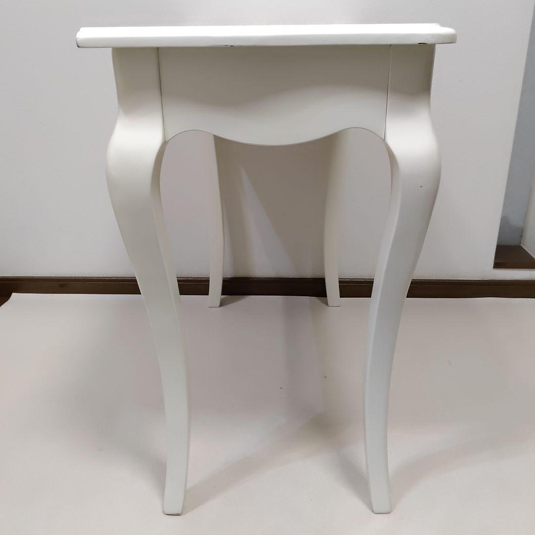 コンソールテーブル 猫脚デスク ドレッサー ホワイト