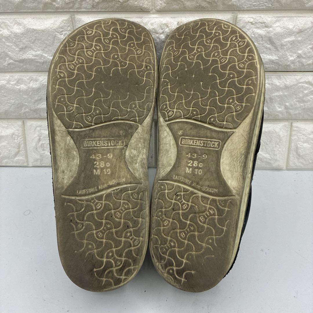 【良品】ビルケンシュトック パサデナ 43 チロリアン レザーシューズ ブラック