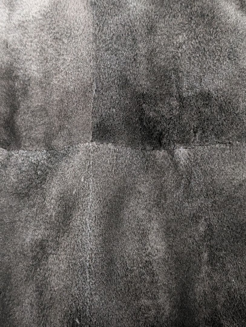 【FUR FLUSH】 シェアード ミンクロングコート ダークグレー