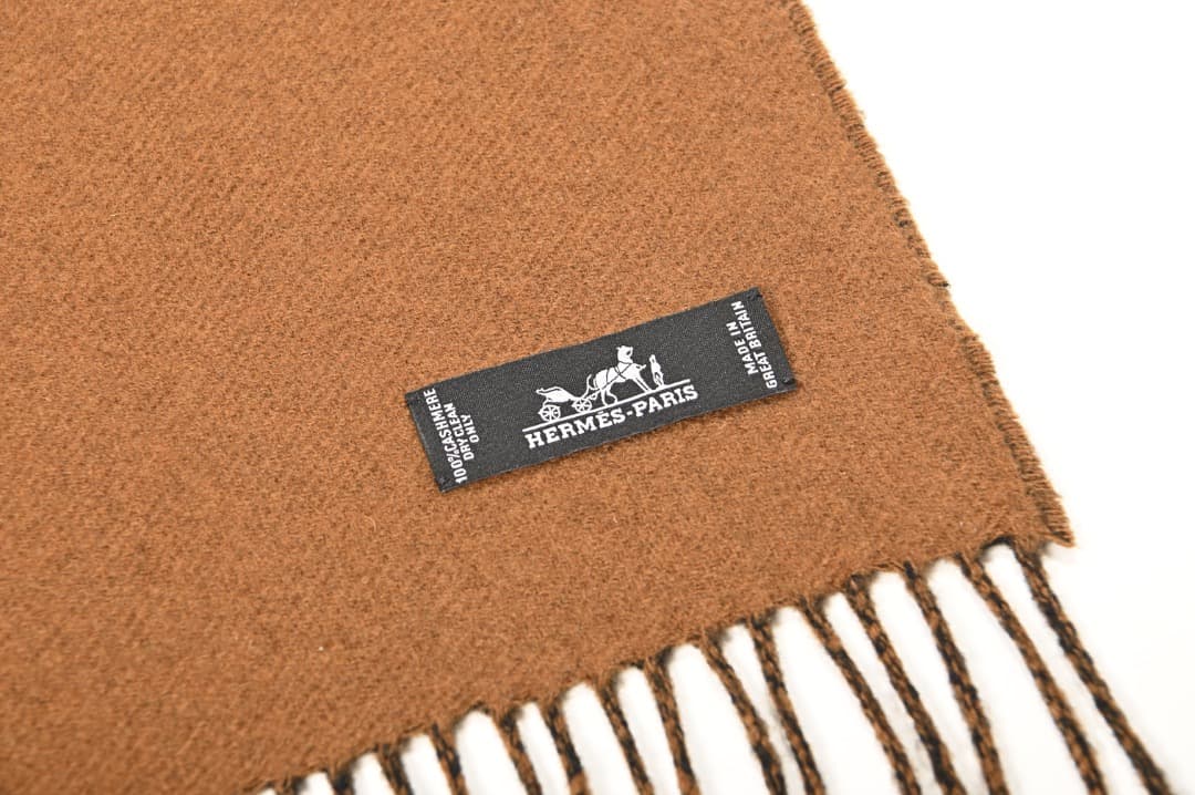 エルメス　大判　ストール・ショール・マフラー　100％カシミア