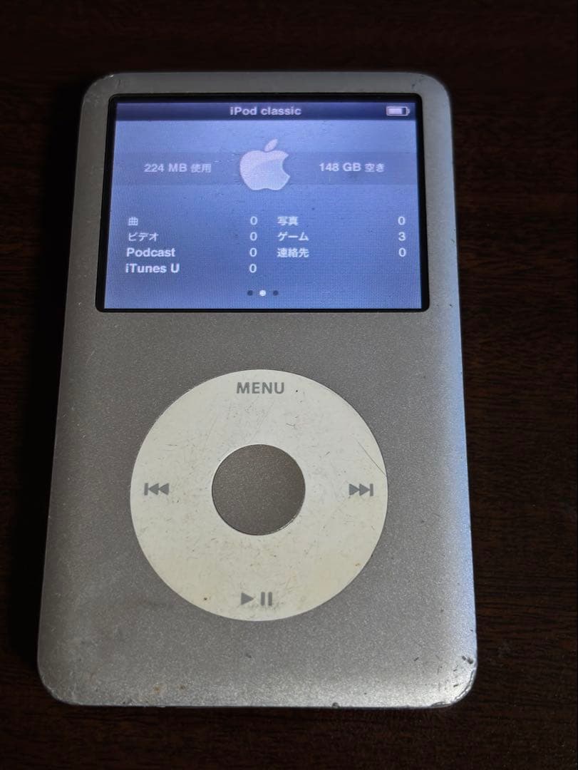 バッテリー新品 Apple iPod classic 160GB シルバー