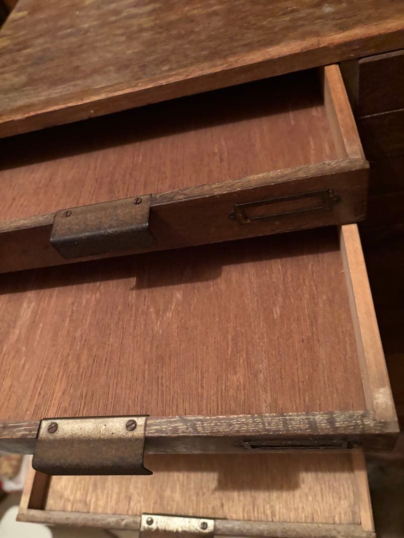 レトロ　木製小引き出し　20杯　収納　アンティーク家具　レトロ箪笥