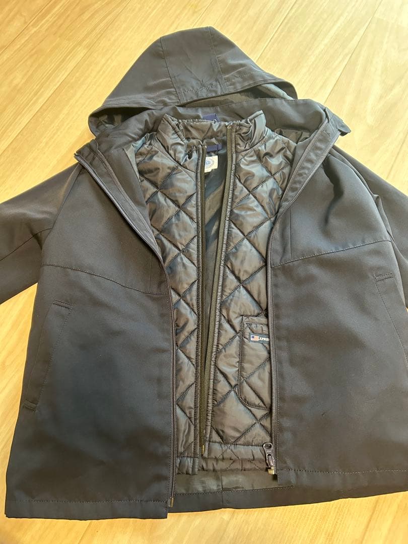 J.PRESS キッズ　コート　130cm 紺色　ライナー付き