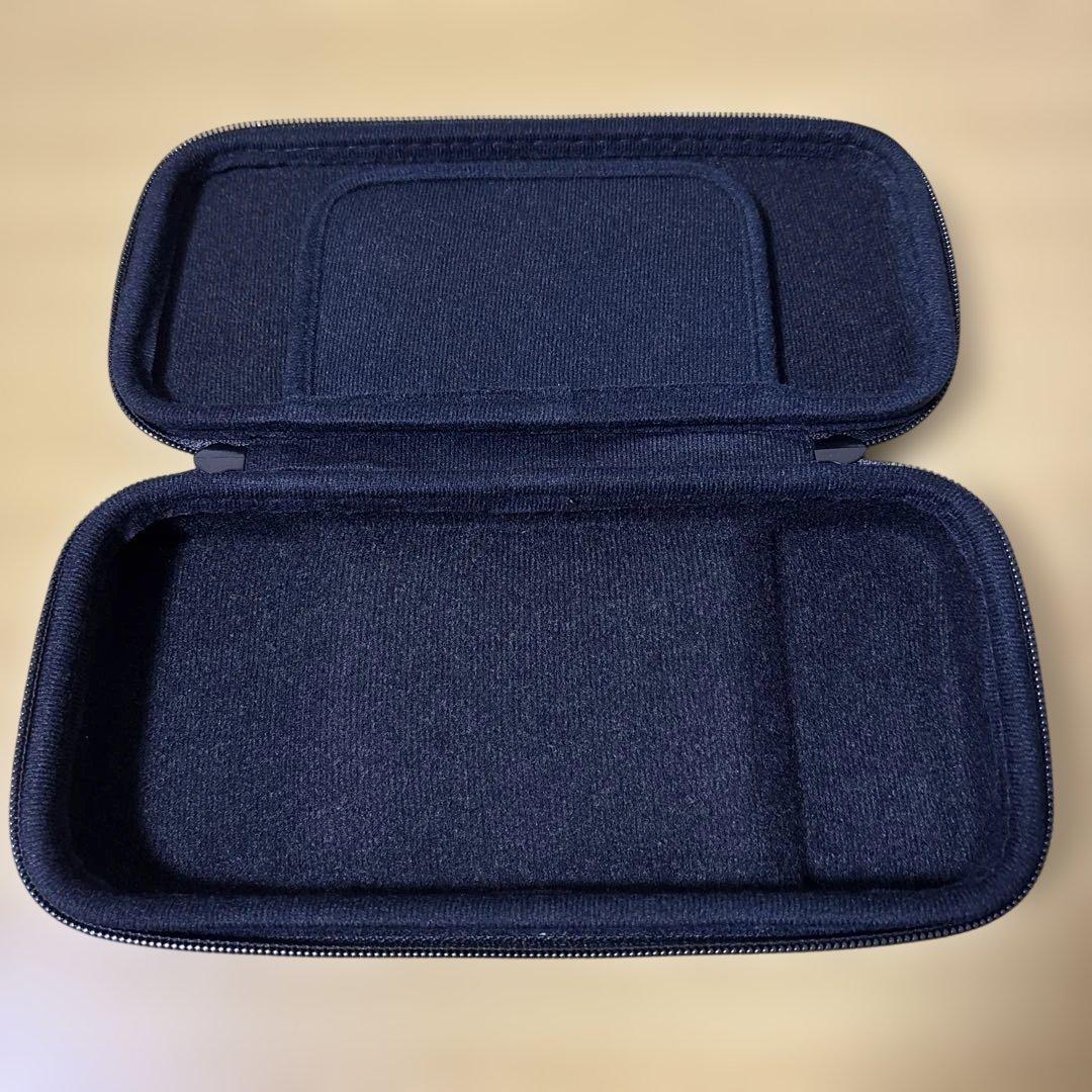 Switchライト　ブルー　マイクラケース　ハードカバー　充電器付き