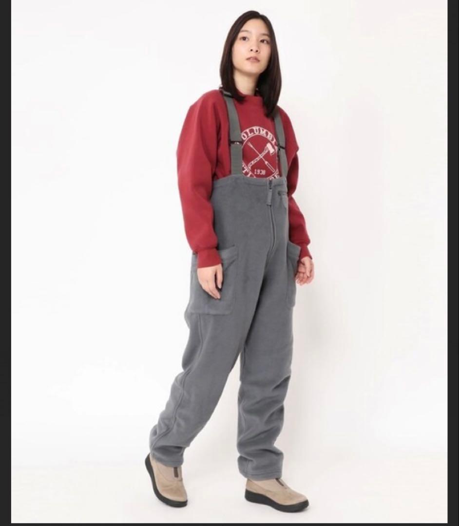 最終値下げ！新品タグ付き　Colombia✖︎YURIE フリースサロペット