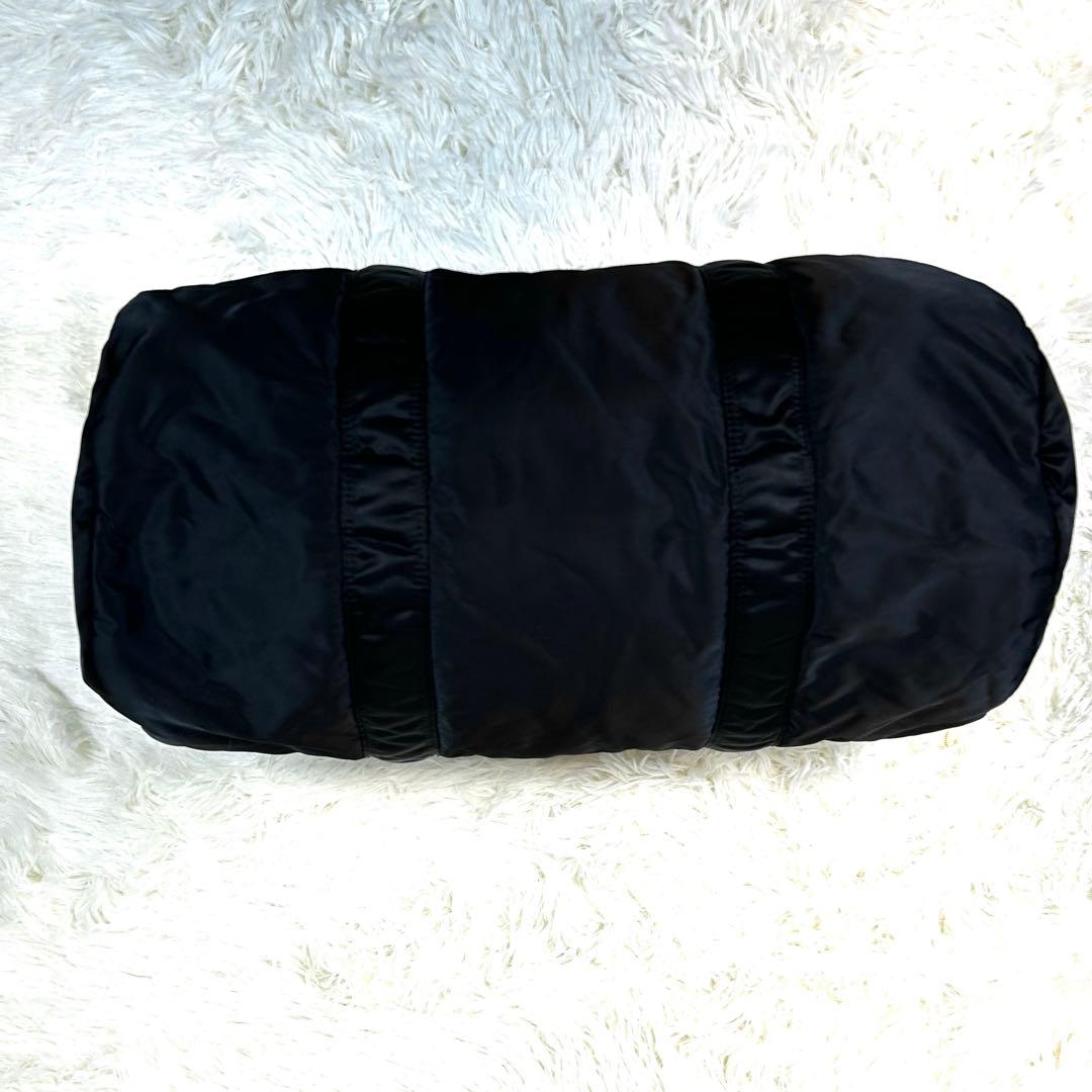 ポーター タンカー ドラムバッグ ボストンバッグ ブラック ナイロン 日本製 黒