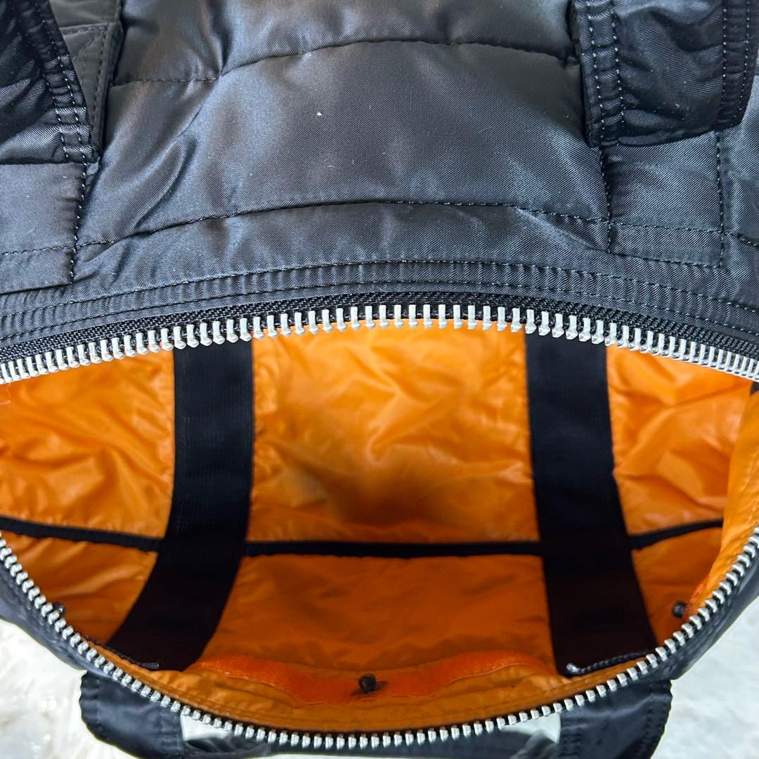 ポーター タンカー ドラムバッグ ボストンバッグ ブラック ナイロン 日本製 黒