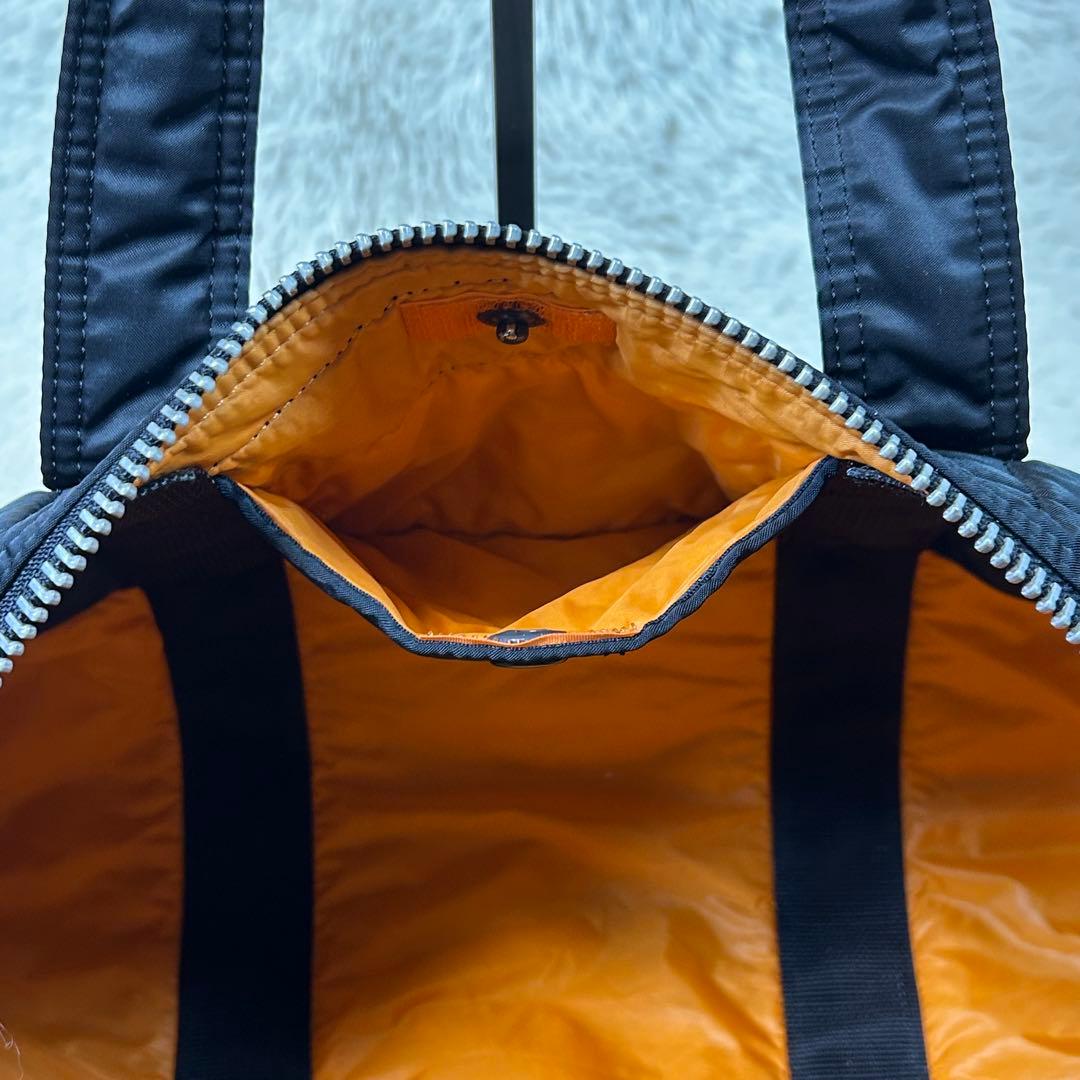 ポーター タンカー ドラムバッグ ボストンバッグ ブラック ナイロン 日本製 黒