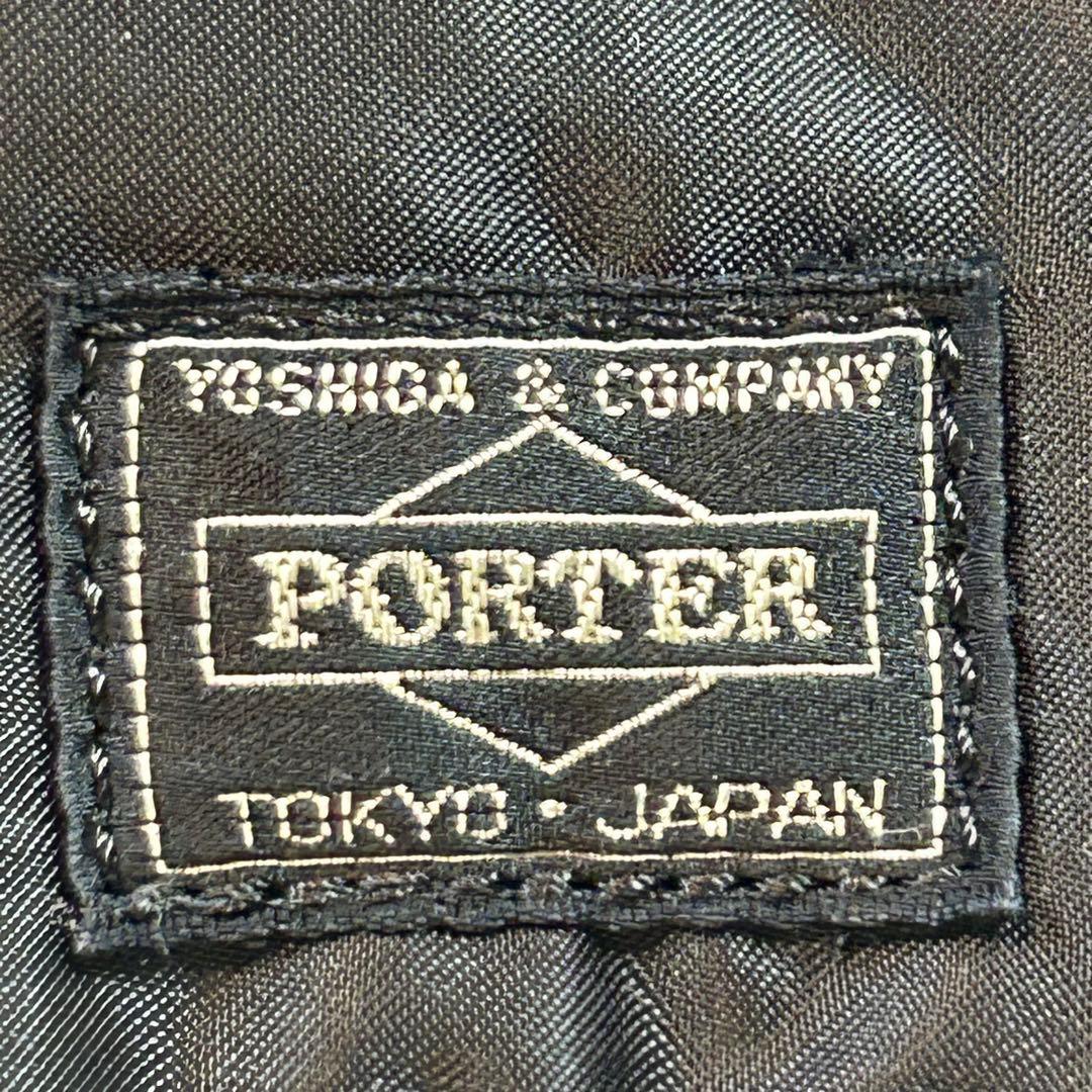 ポーター タンカー ドラムバッグ ボストンバッグ ブラック ナイロン 日本製 黒