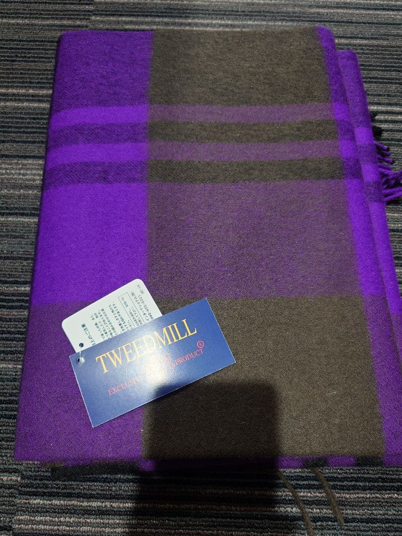 TWEED MILLツィードミル☆チェックストール大人気新品未使用タグ付き