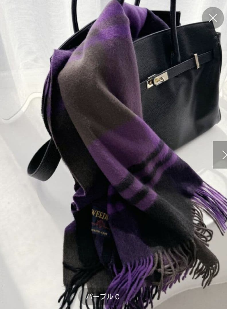 TWEED MILLツィードミル☆チェックストール大人気新品未使用タグ付き