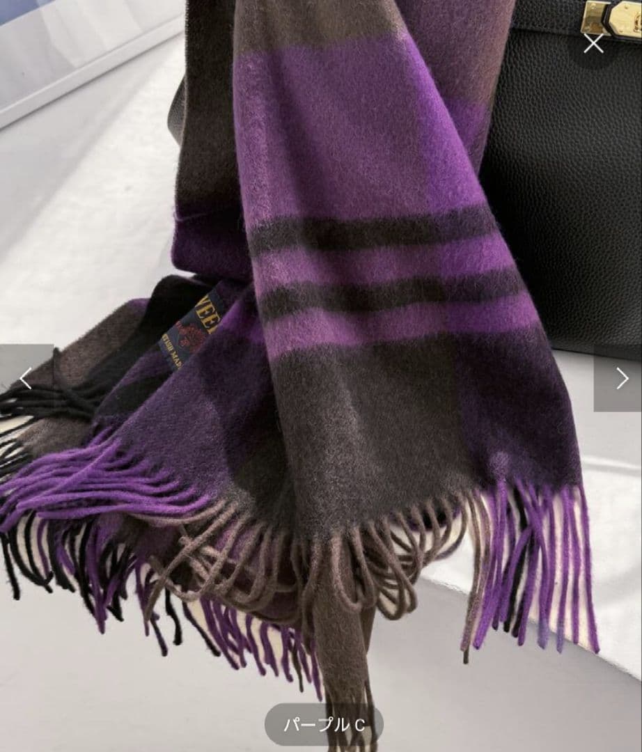 TWEED MILLツィードミル☆チェックストール大人気新品未使用タグ付き