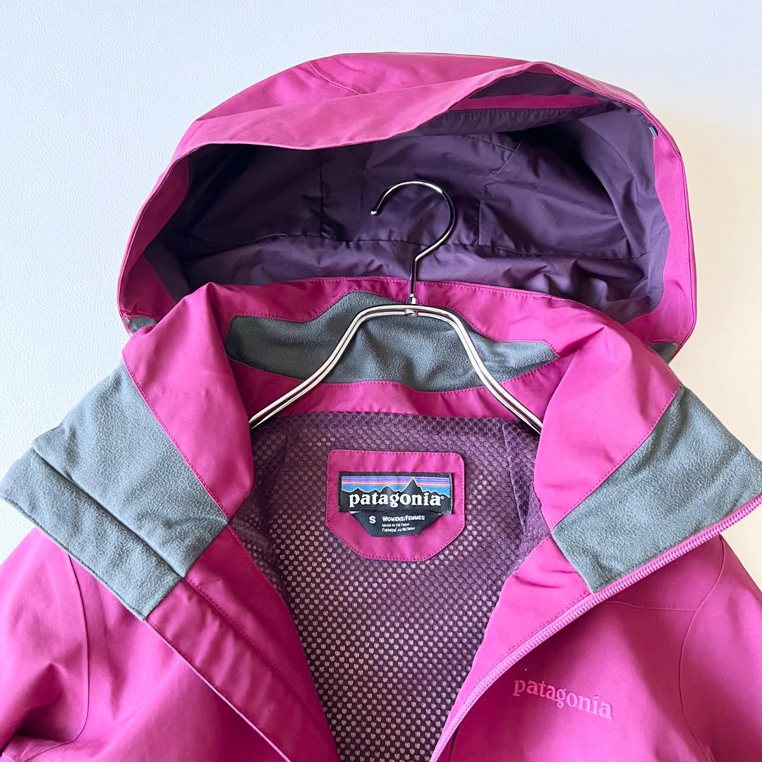3243 パタゴニア　ジャケット ゴアテックス バイカラー ピンク　ラベンダー