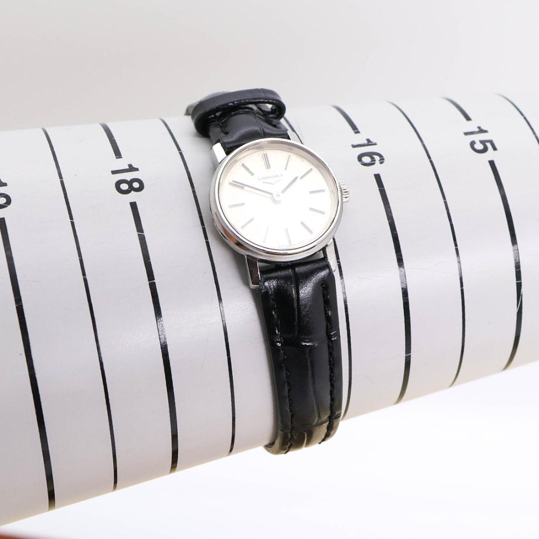 稼働 LONGINES 腕時計 手巻き 機械式 レディース 新品レザー 2651