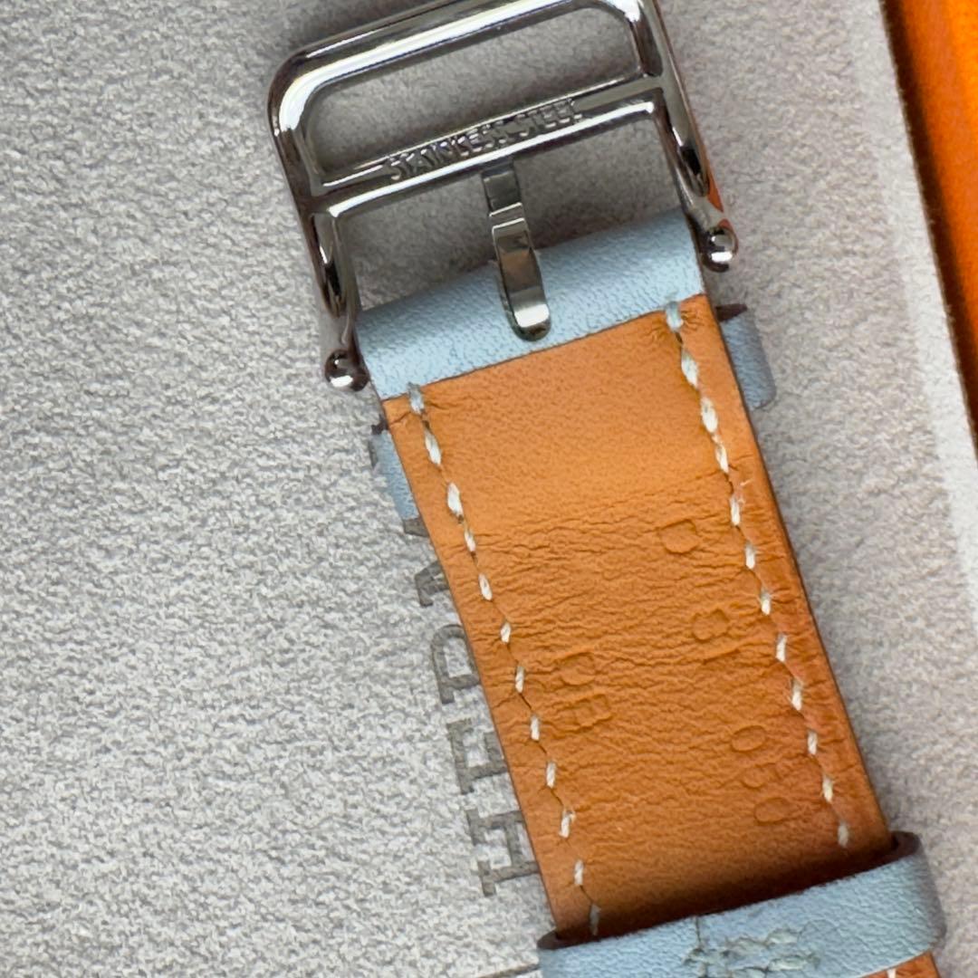 1788 Apple Watch エルメス　ブルー　HERMES 二重　バンド