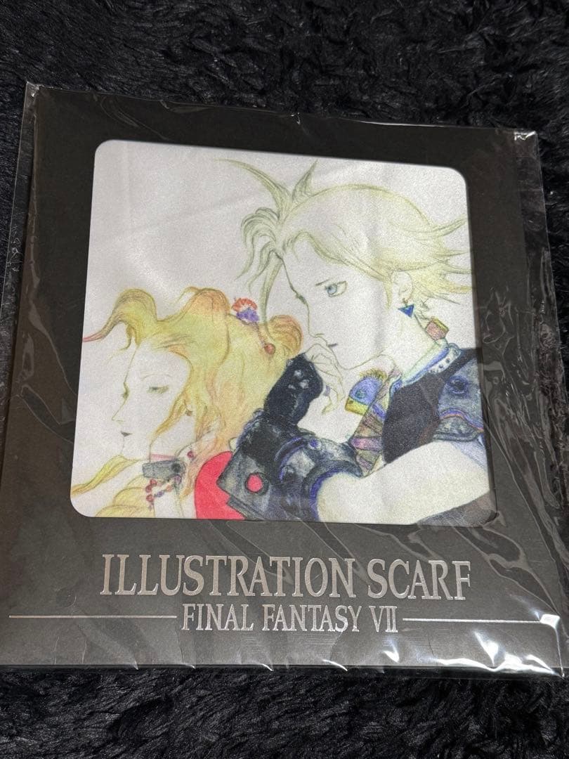 ファイナルファンタジーVII イラストスカーフ 別れの物語展 FF 天野喜孝
