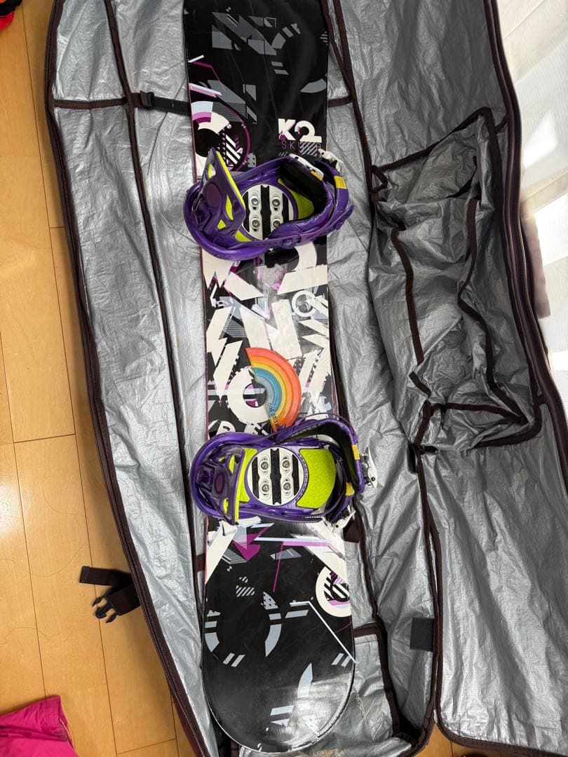K2 スノーボード 147cm Flux Salomon ブーツ22.5㎝