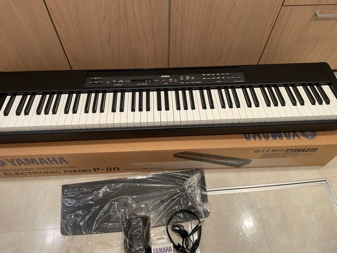 【送料無料】YAMAHA P-80 88鍵盤 電子ピアノ エレクトリックピアノ