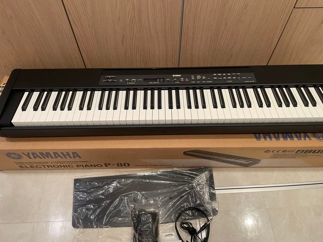 【送料無料】YAMAHA P-80 88鍵盤 電子ピアノ エレクトリックピアノ